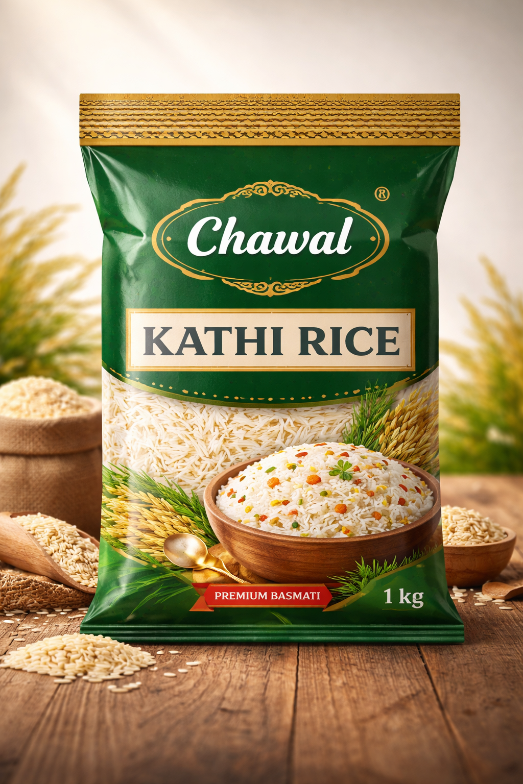 Chawal Kathiya — Heirloom Red Rice