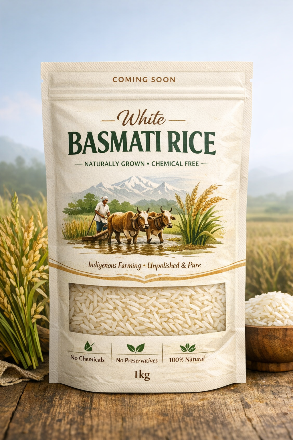 White Basmati — Hand-Sorted Rice