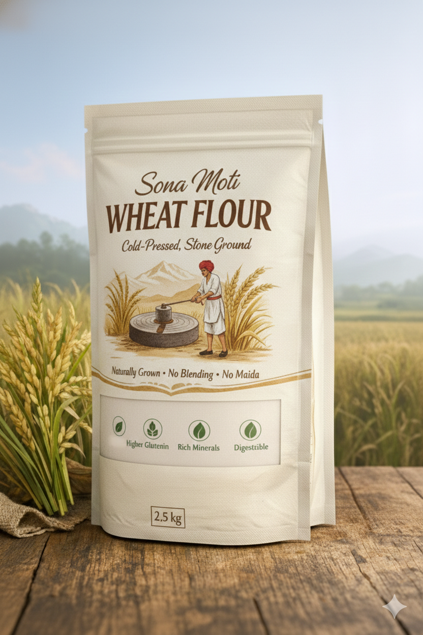 Sona Moti — Stone-Ground Wheat Flour